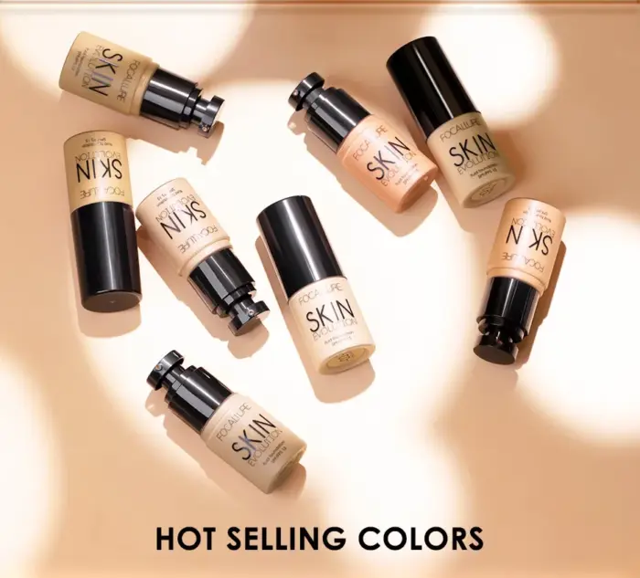 Focallure Base Face Liquid Foundation Cream Full Coverage Concealer Oil-control Moisturizing Foundation Cream Makeup For Women - Image 18