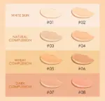 Focallure Base Face Liquid Foundation Cream Full Coverage Concealer Oil-control Moisturizing Foundation Cream Makeup For Women - Image 20