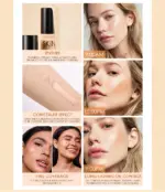 Focallure Base Face Liquid Foundation Cream Full Coverage Concealer Oil-control Moisturizing Foundation Cream Makeup For Women - Image 22