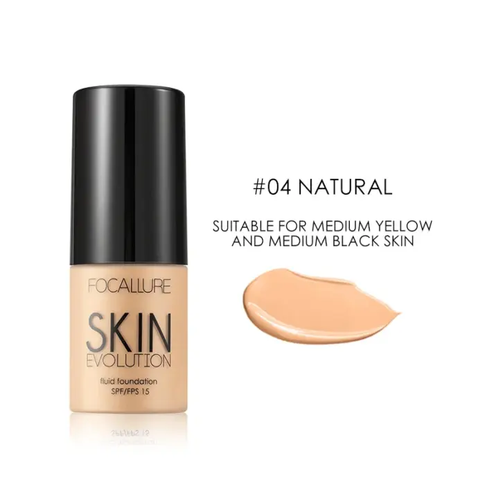 Focallure Base Face Liquid Foundation Cream Full Coverage Concealer Oil-control Moisturizing Foundation Cream Makeup For Women - Image 8
